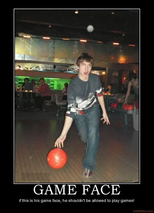 Funny bowling. 