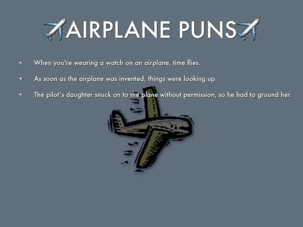 Airplane Puns
