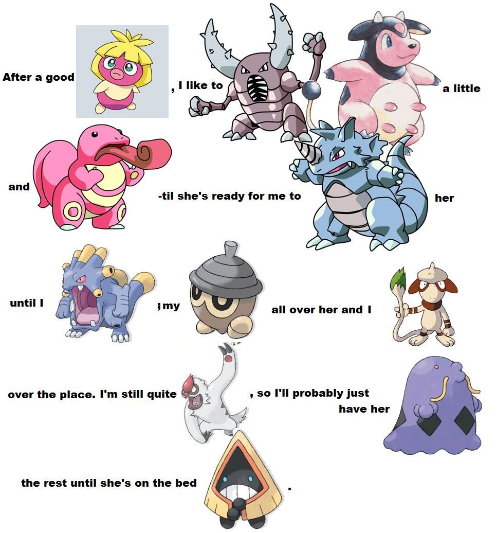 Dirty pokemon. 