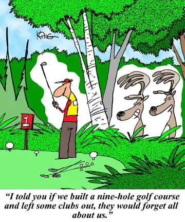 Dirty golf Puns
