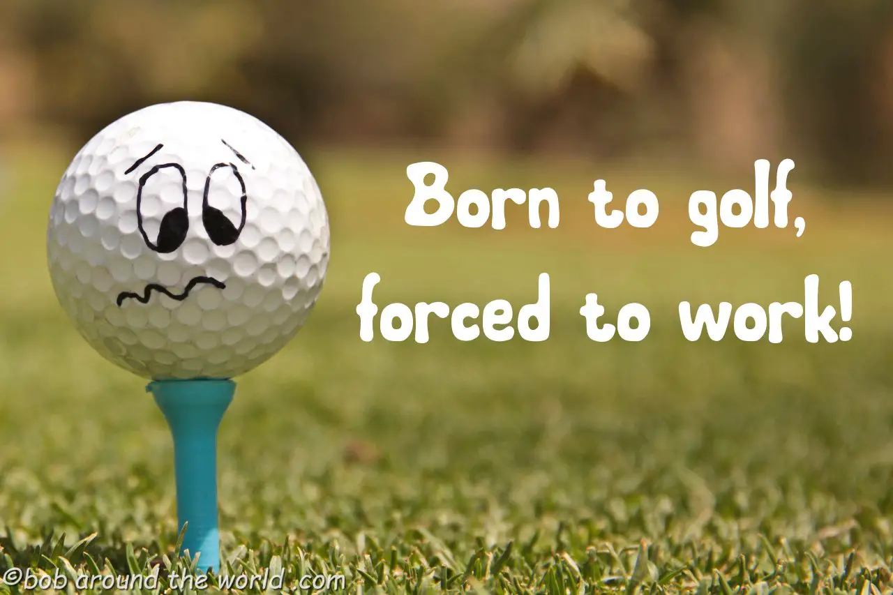 Funny golf. 