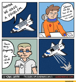 astronaut space jokes funny noose humor puns strips comics expand cartoons coolpun animation food